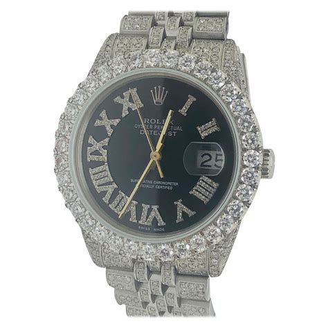 rolex vvs diamond watch|rolex diamond bezel watch.